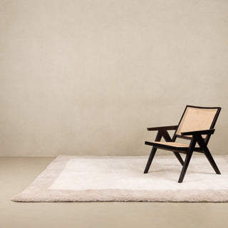 Serenity Border - Luxury Shag Moroccan Rug - Benisouk