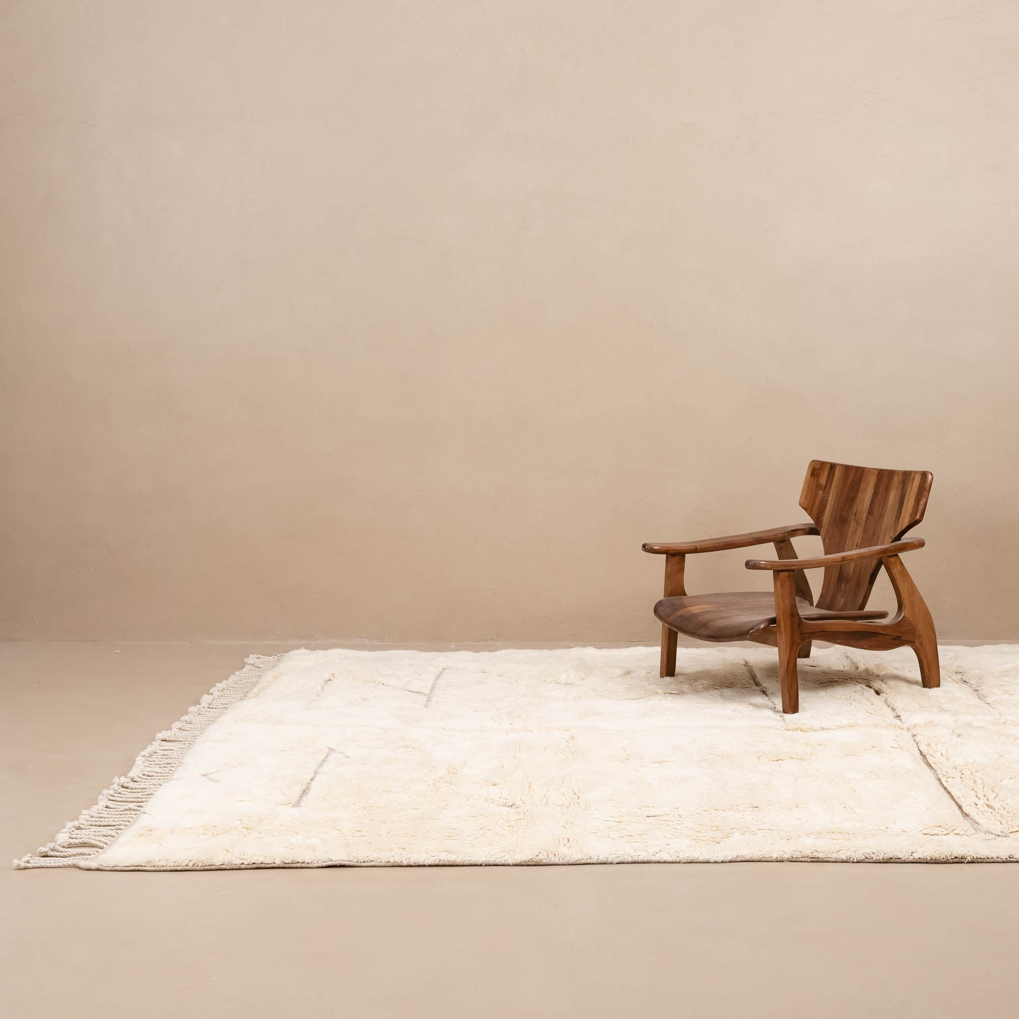 Serenity Peaks - Luxury Shag Moroccan Rug - Benisouk