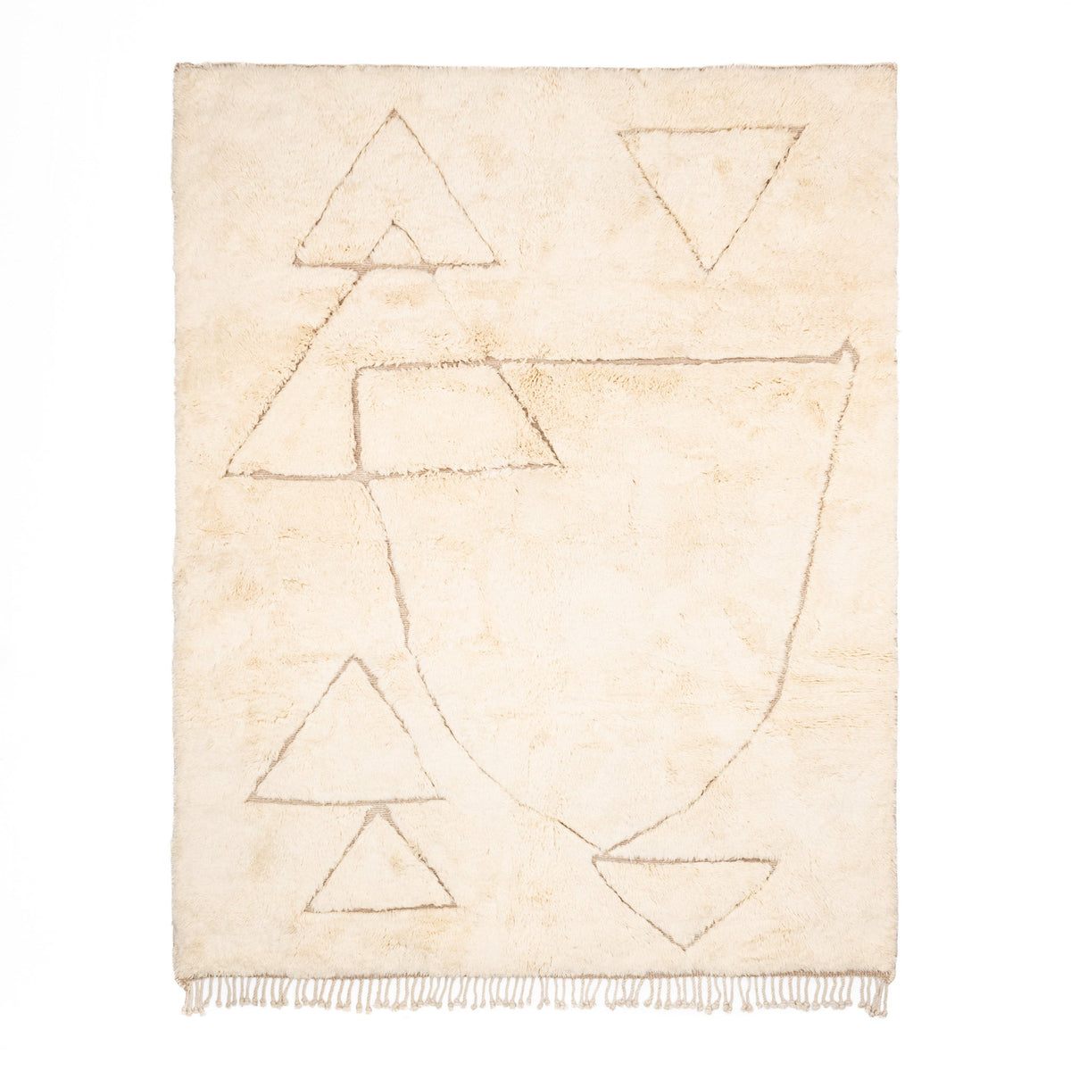 Serenity Peaks - Luxury Shag Moroccan Rug - Benisouk