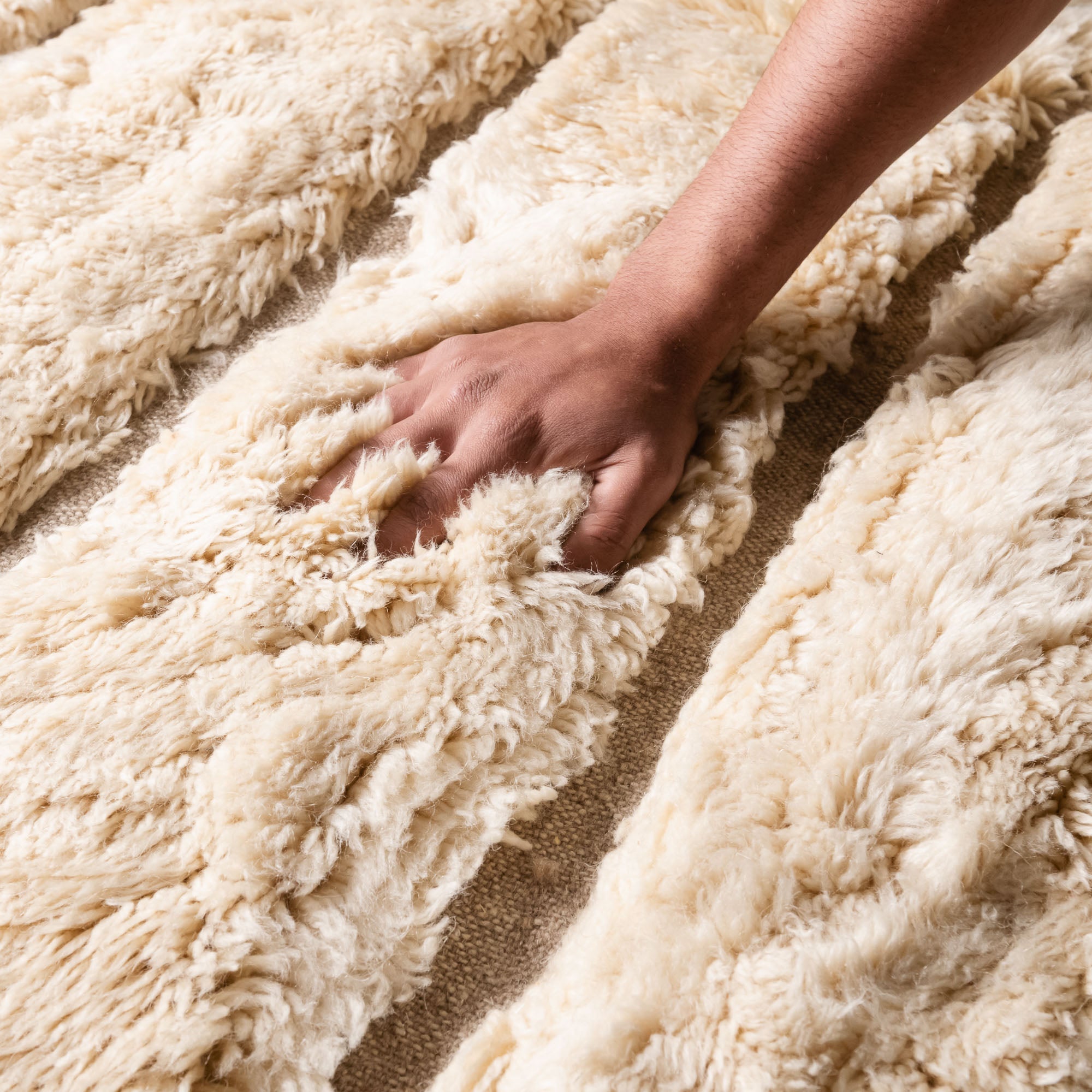 Serenity Steps - Luxury Shag Moroccan Rug - Benisouk