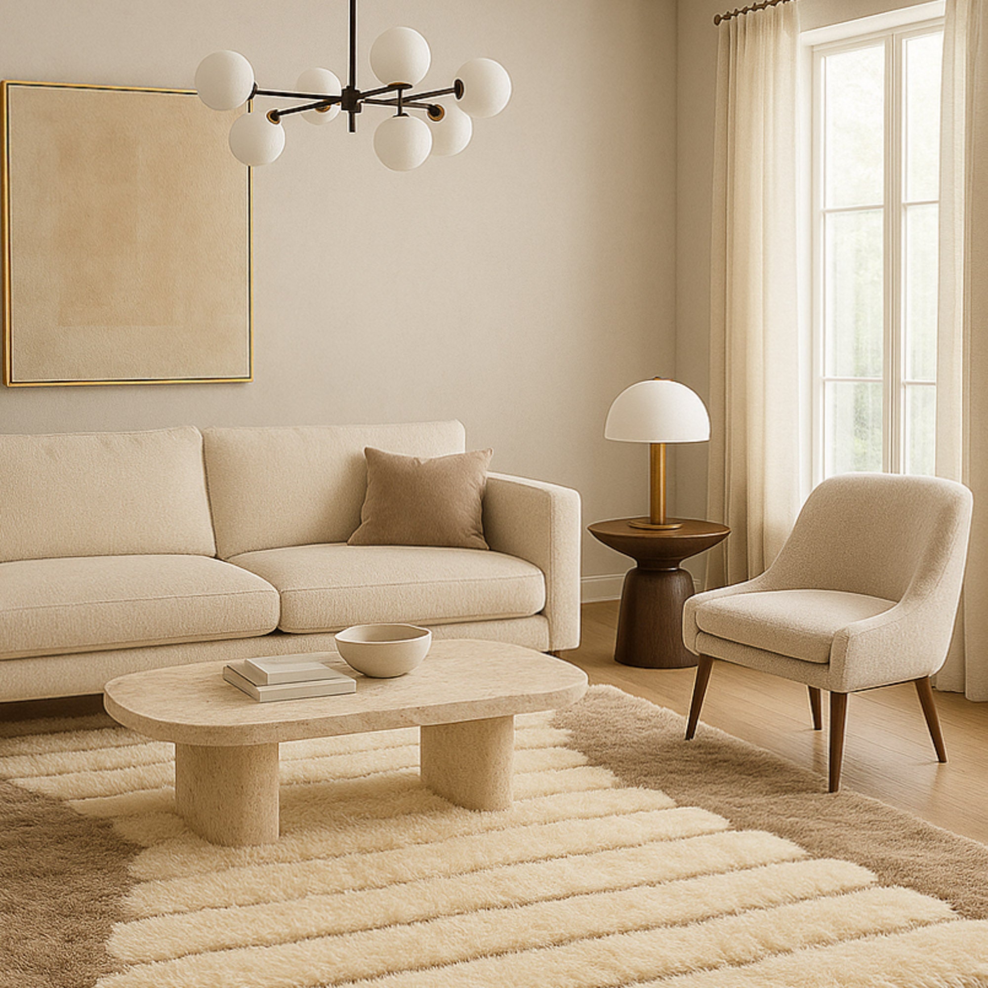 Serenity Steps - Luxury Shag Moroccan Rug - Benisouk