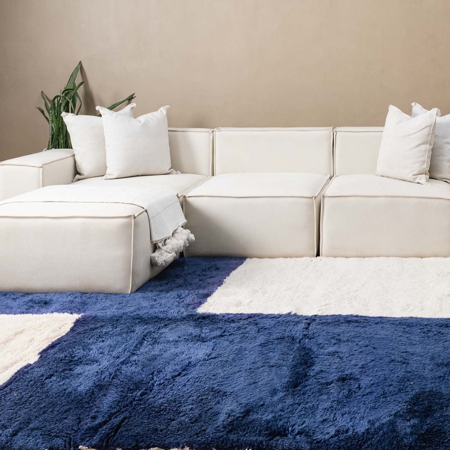 Serine - Luxury Shag Moroccan Rug - Benisouk