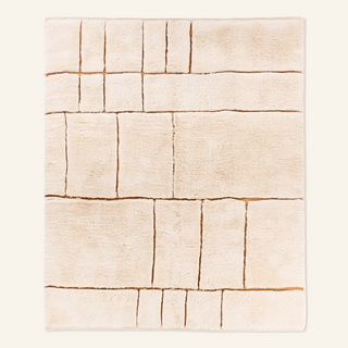 Sandstone Gride - Luxury Shag Moroccan Rug