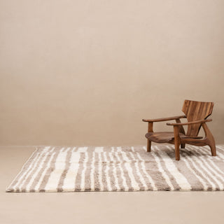 Shimmering Sands - Luxury Shag Moroccan Rug - Benisouk