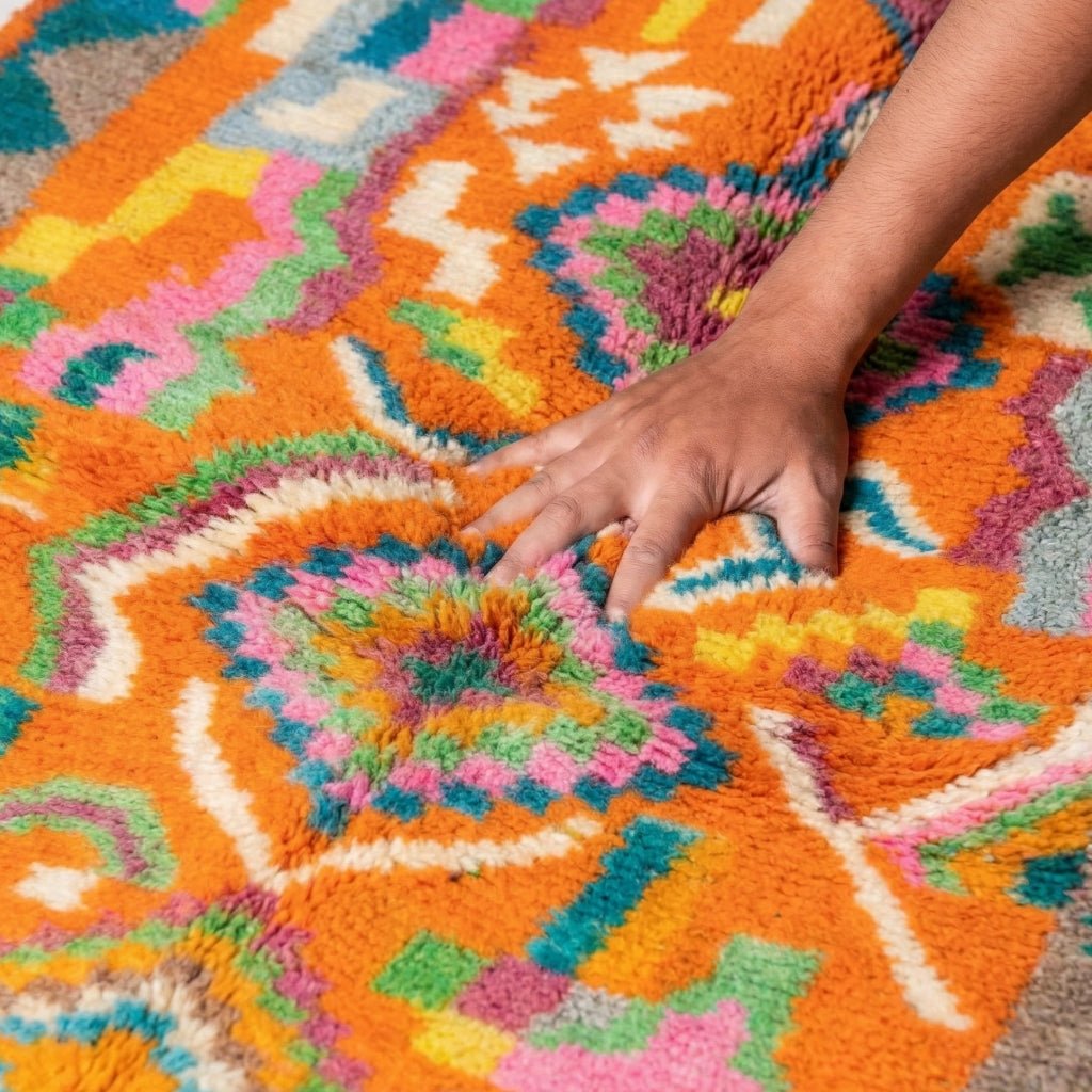 Siraj - Shag Moroccan rug - Benisouk