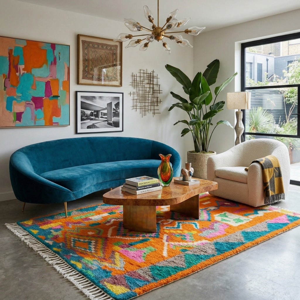 Siraj - Shag Moroccan rug - Benisouk