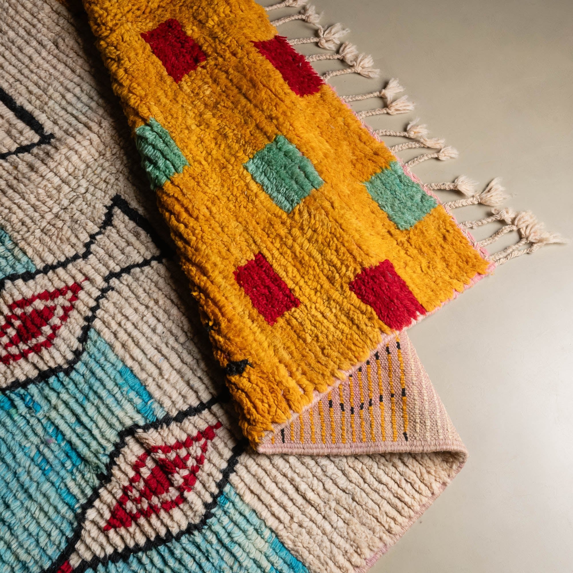 Solman - vintage boujad rug - Benisouk