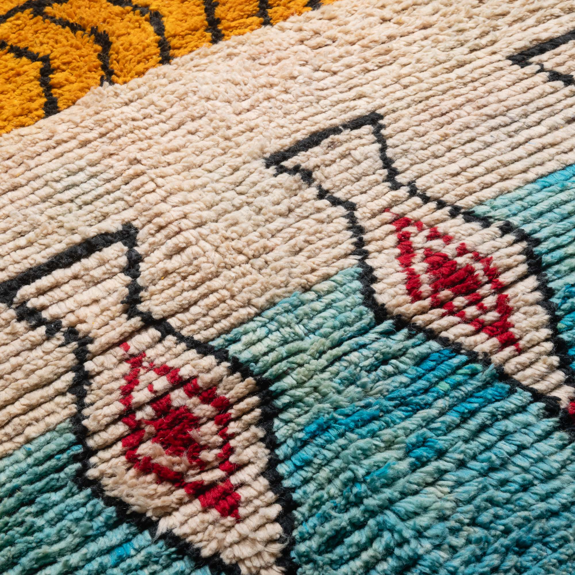 Solman - vintage boujad rug - Benisouk