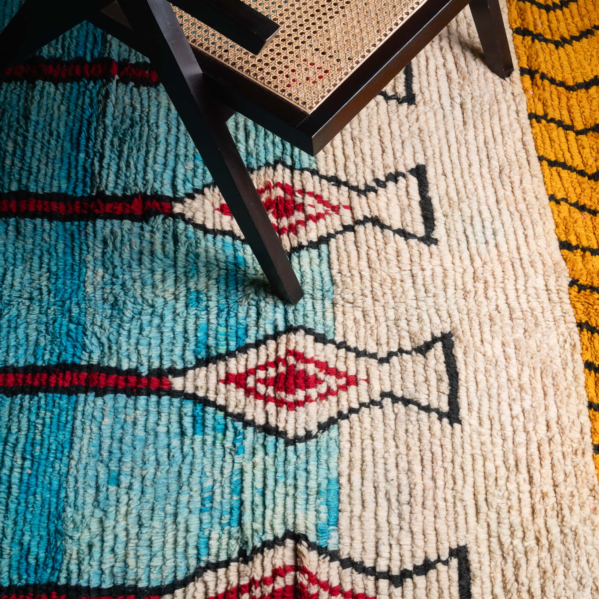 Solman - vintage boujad rug - Benisouk