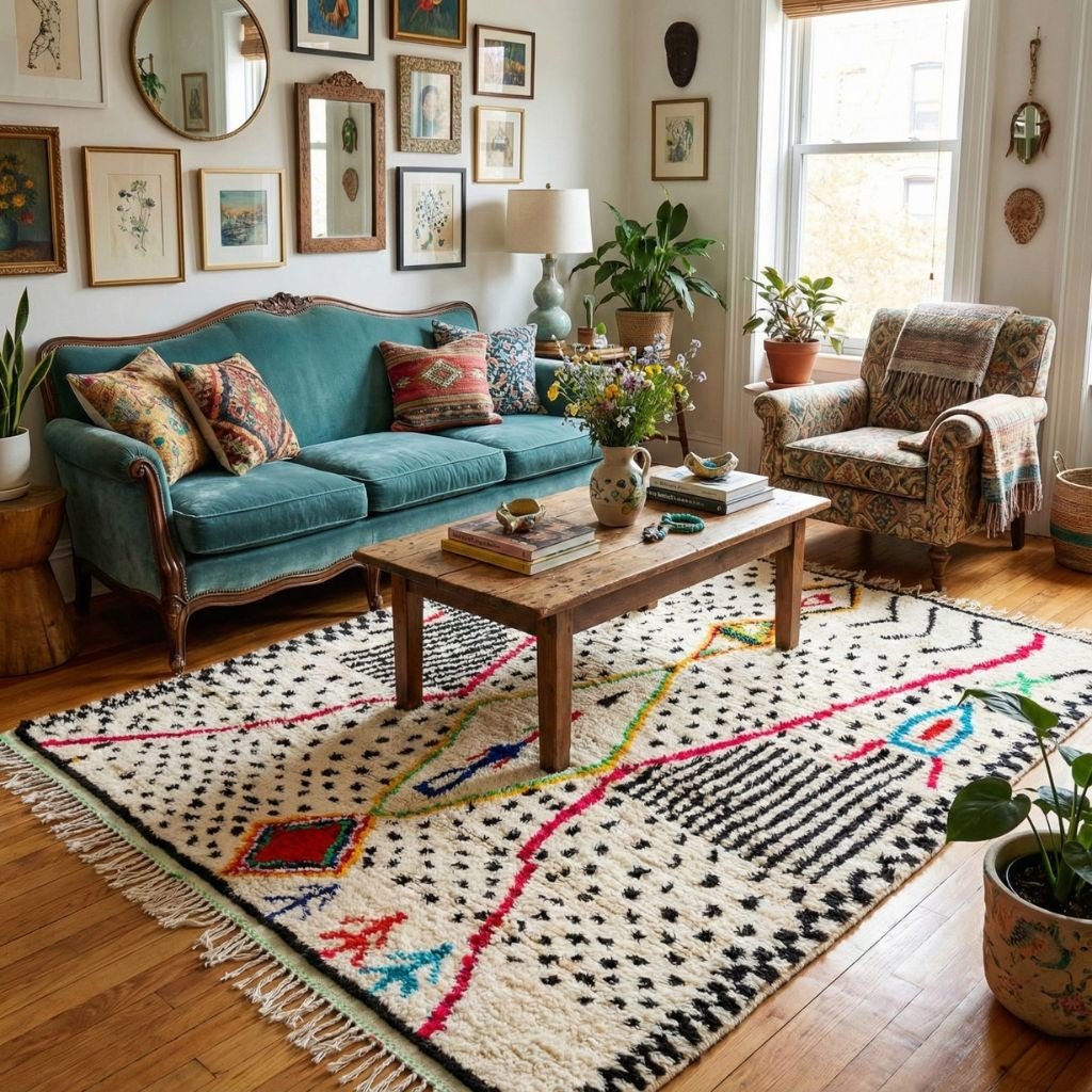 Sorour - Shag Moroccan rug - Benisouk