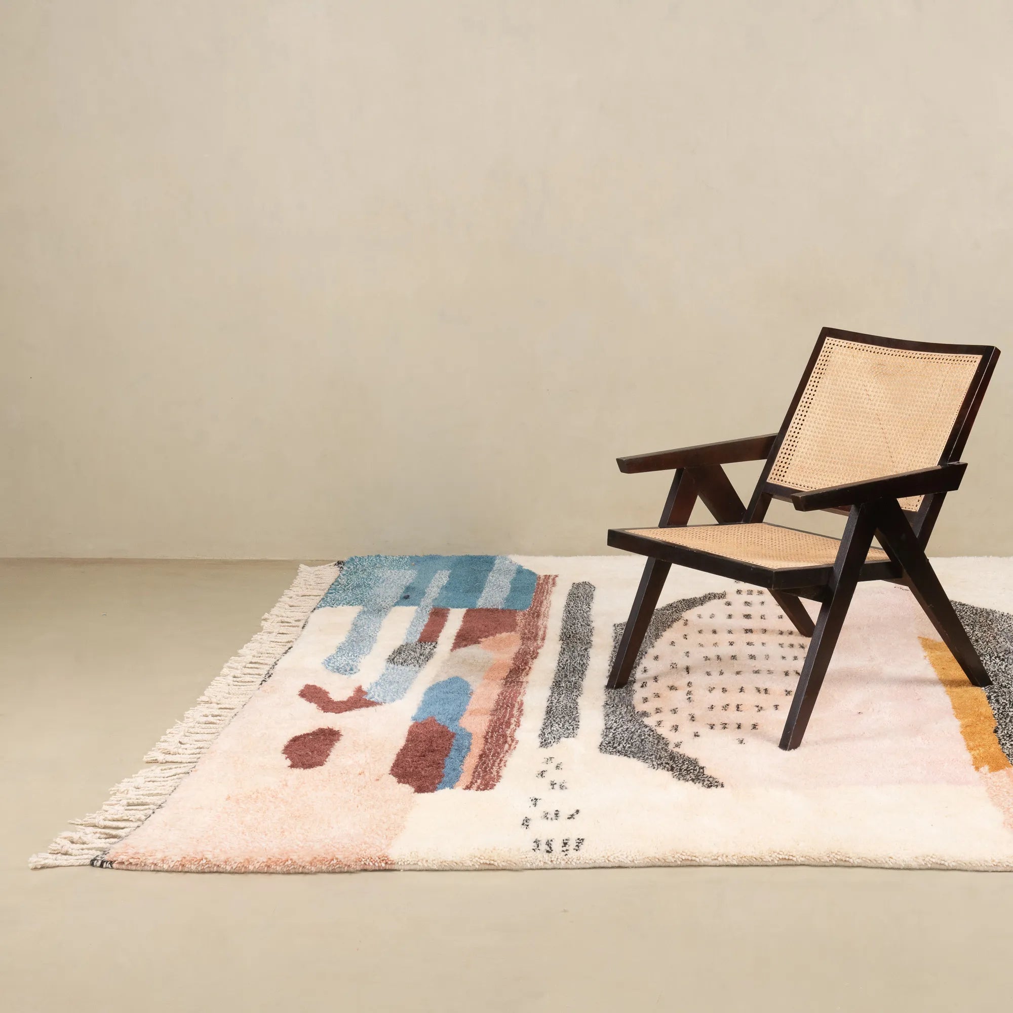 Spaceship - Luxury Shag Moroccan Rug - Benisouk