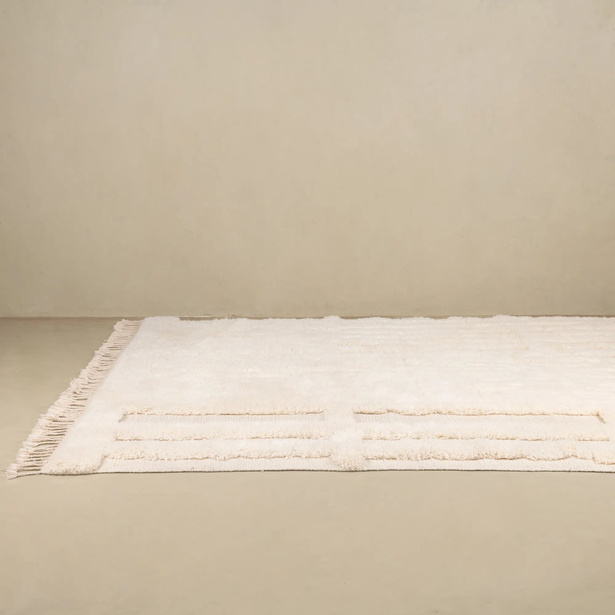 Structure neutre - Luxury Shag Moroccan Rug - Benisouk