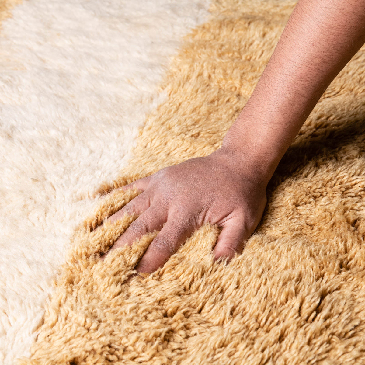 Sunlit Mosaic - luxury beni mrirt rug - Benisouk