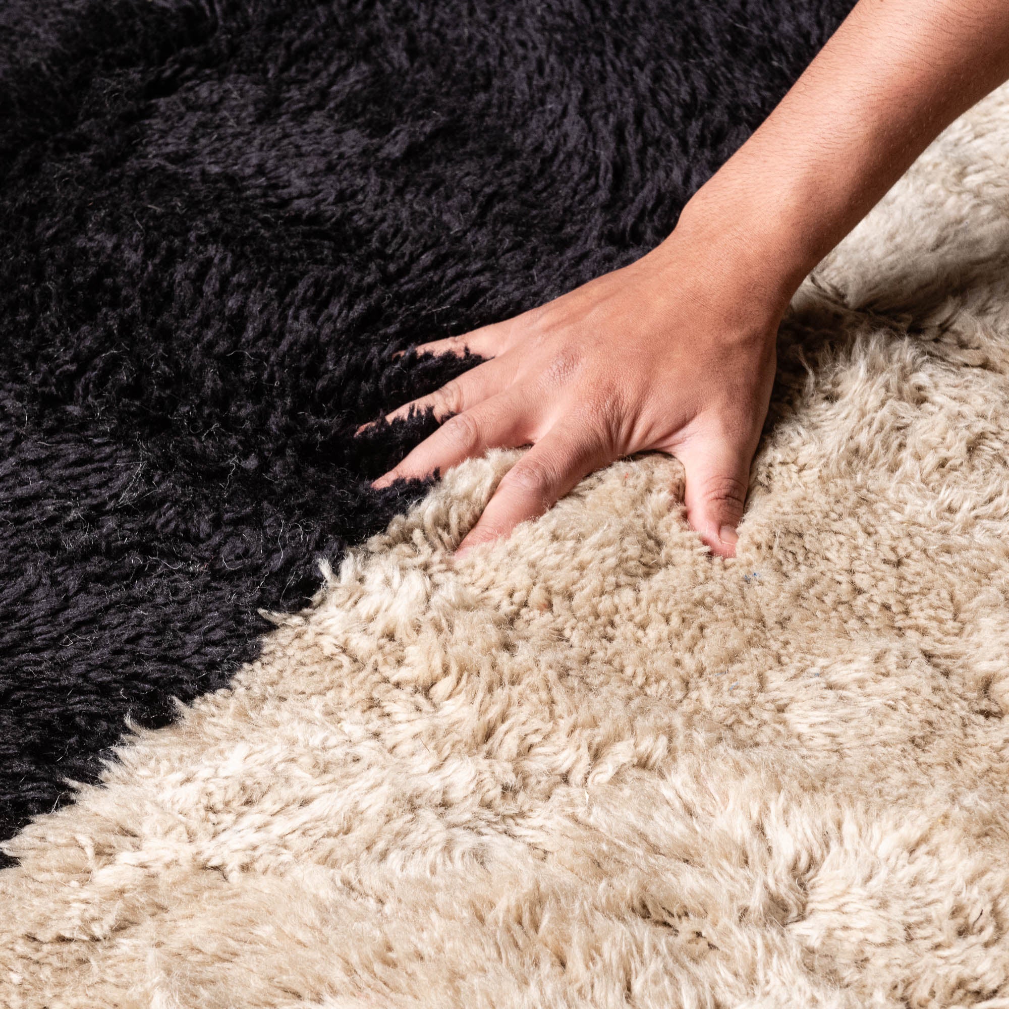 Sushi - Luxury Shag Moroccan Rug - Benisouk