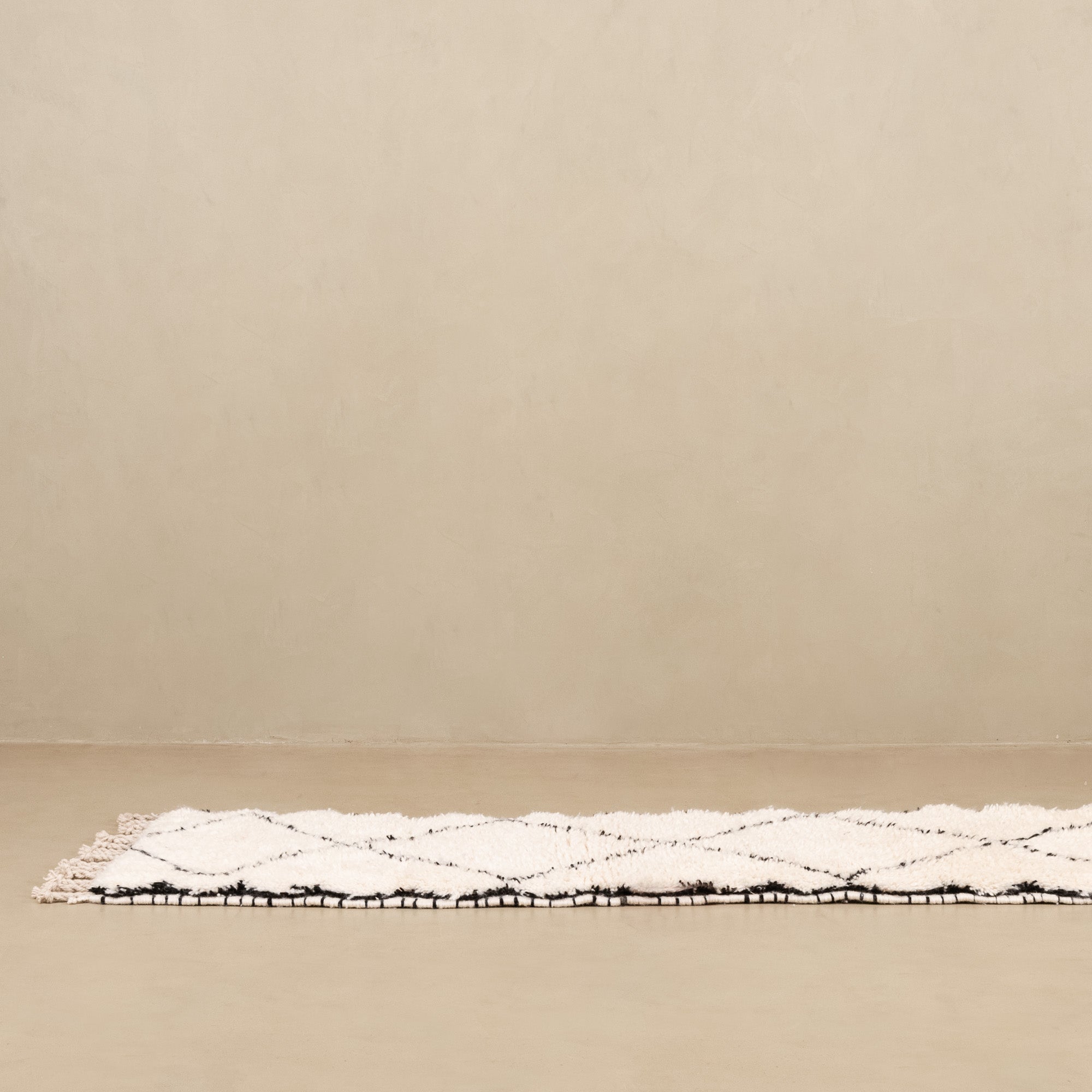 Tahir - Shag Moroccan runner rug - Benisouk