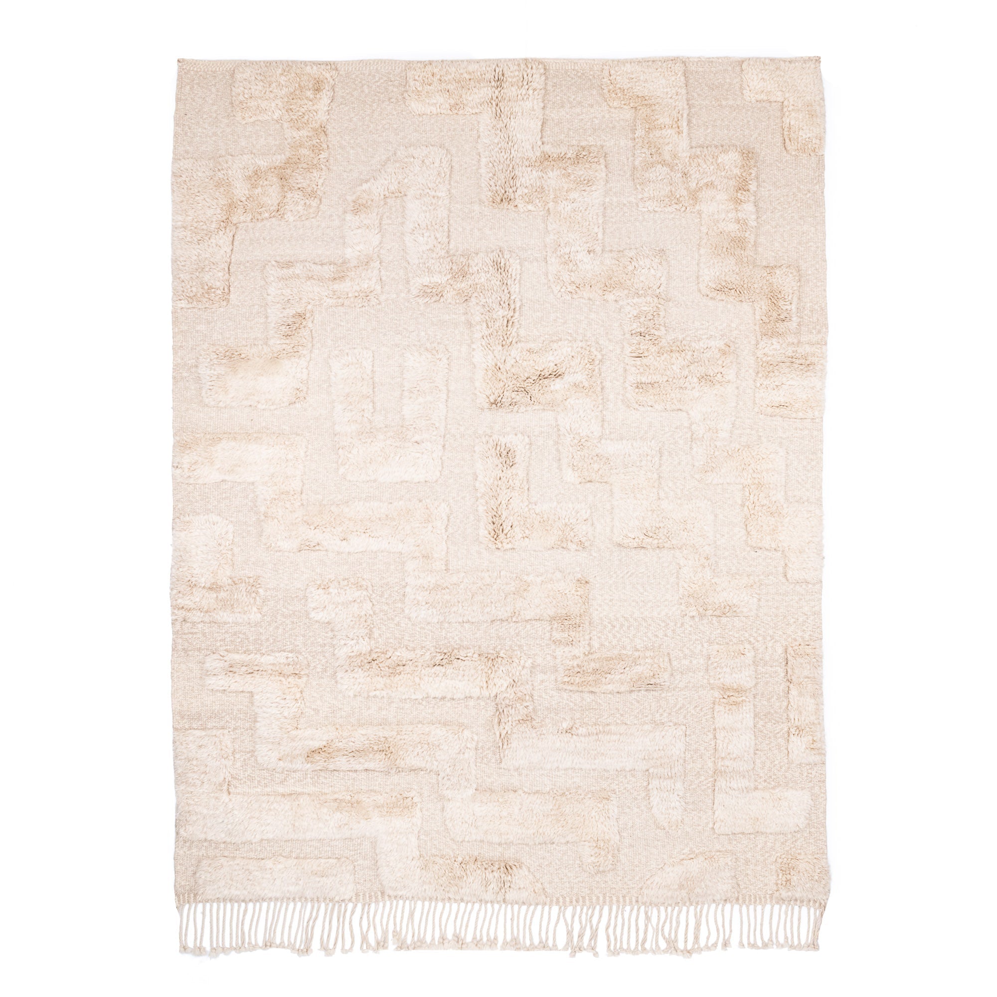 Tahra - Luxury Shag Moroccan Rug - Benisouk