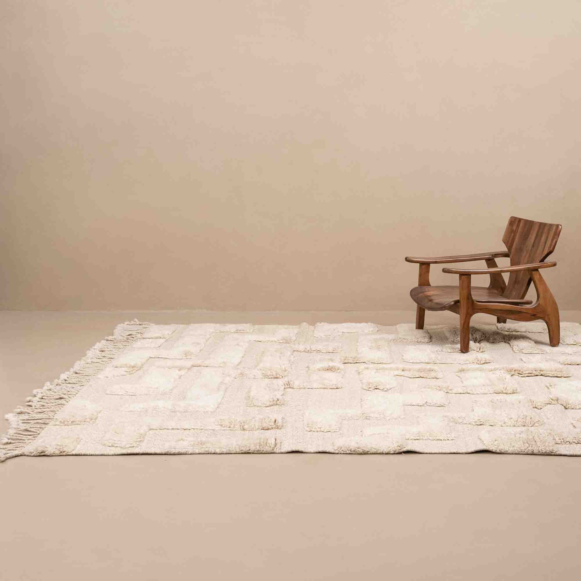 Tahra - Luxury Shag Moroccan Rug - Benisouk