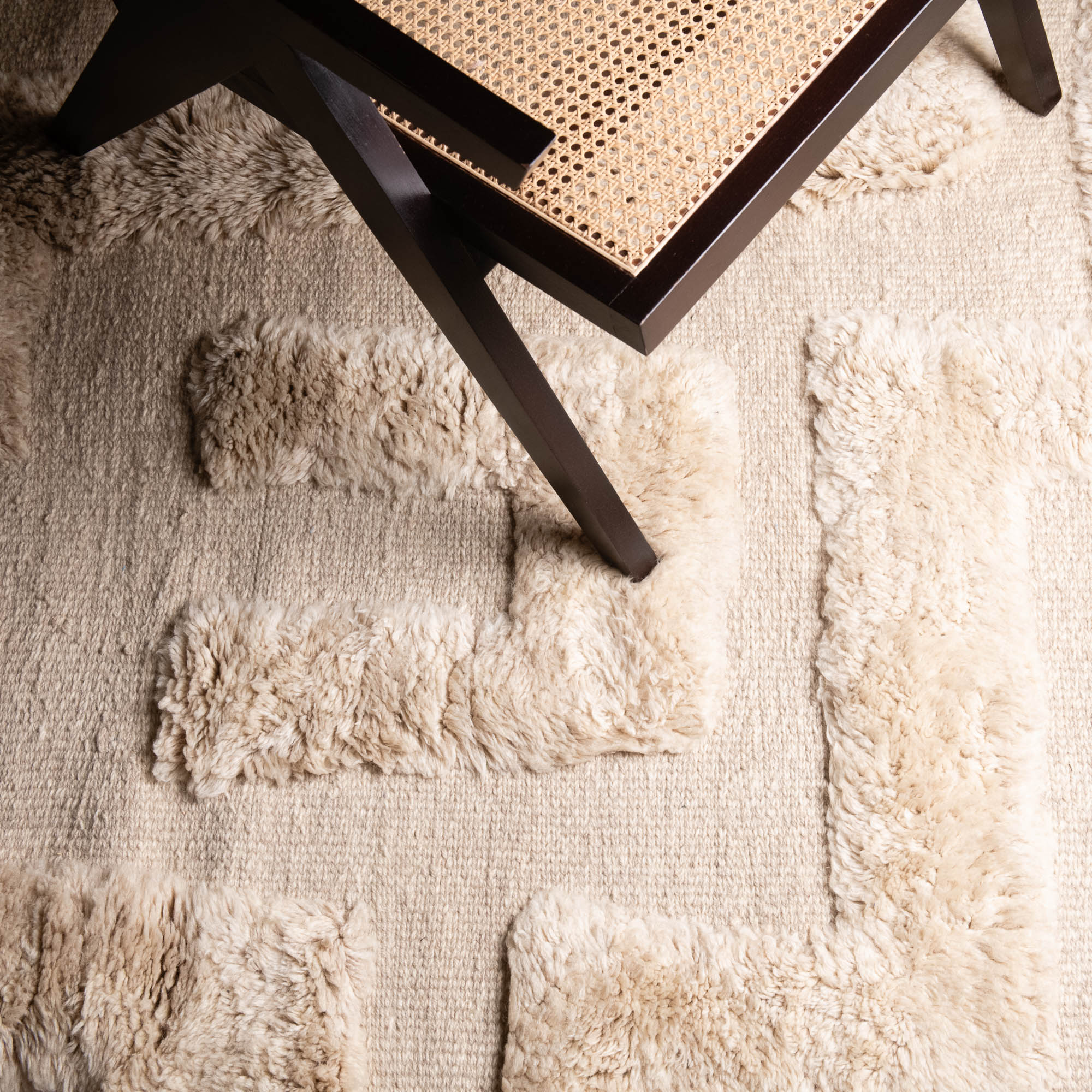 Tahra - Luxury Shag Moroccan Rug - Benisouk