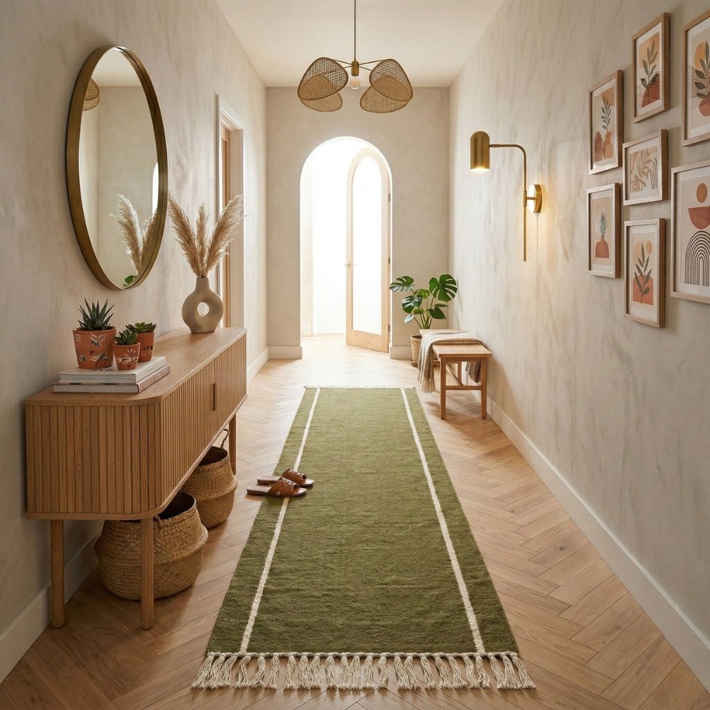 Tamurt - Flatweave Moroccan runner rug - Benisouk