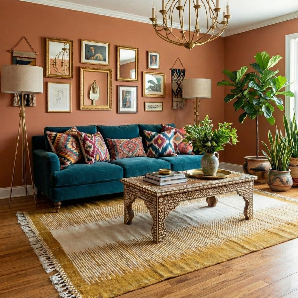 Tamza - Flatweave Moroccan rug - Benisouk