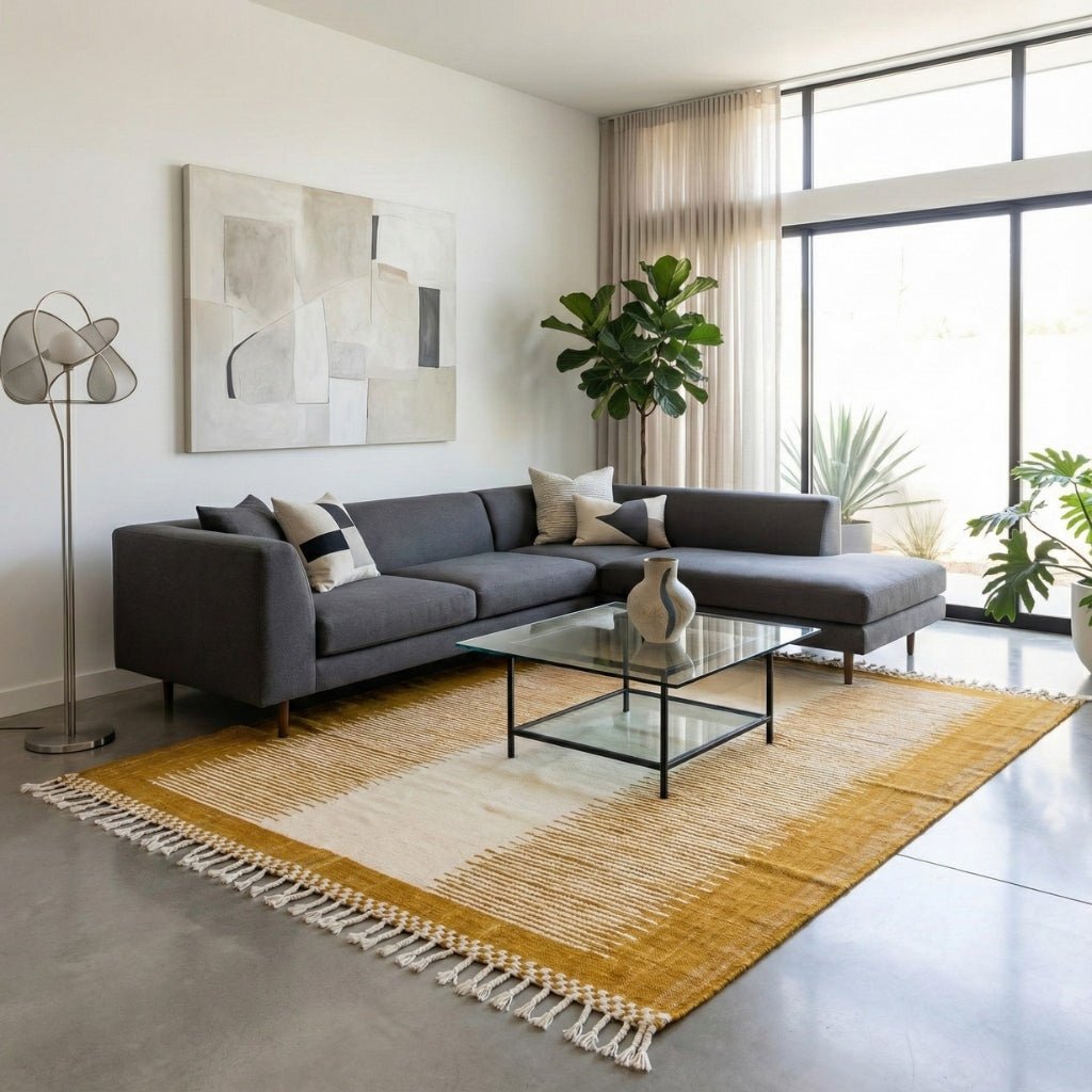 Tamza - Flatweave Moroccan rug - Benisouk