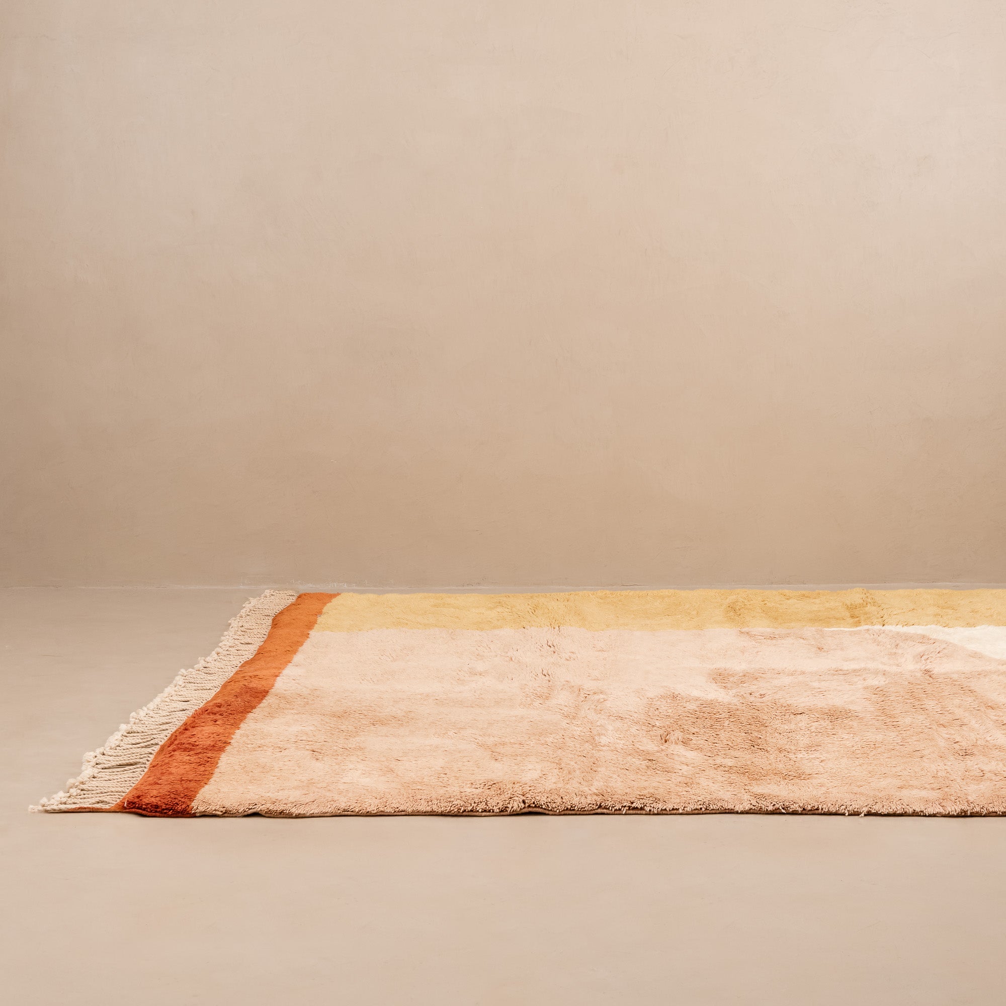 Tangerine Dream - Luxury Shag Moroccan Rug - Benisouk