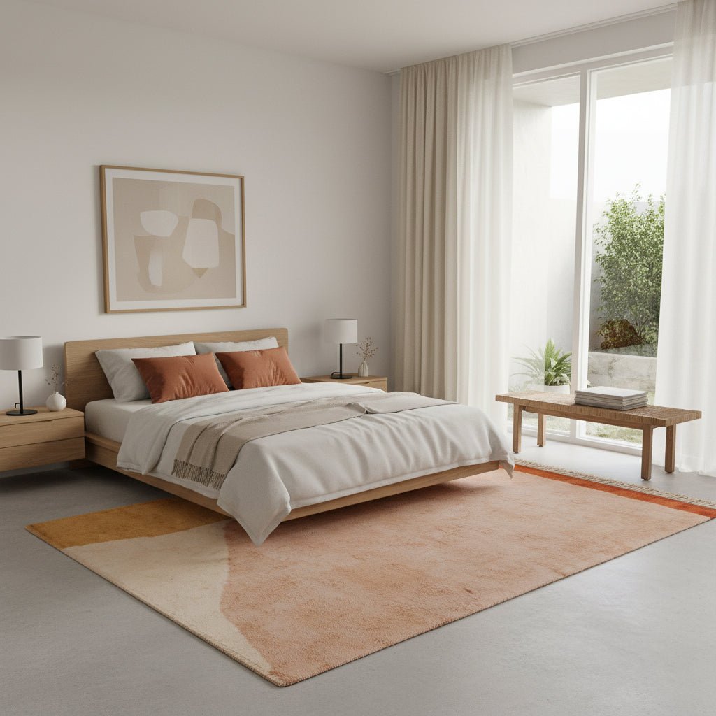 Tangerine Dream - Luxury Shag Moroccan Rug - Benisouk