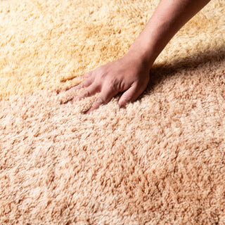 Tangerine Dream - Luxury Shag Moroccan Runner Rug - Benisouk
