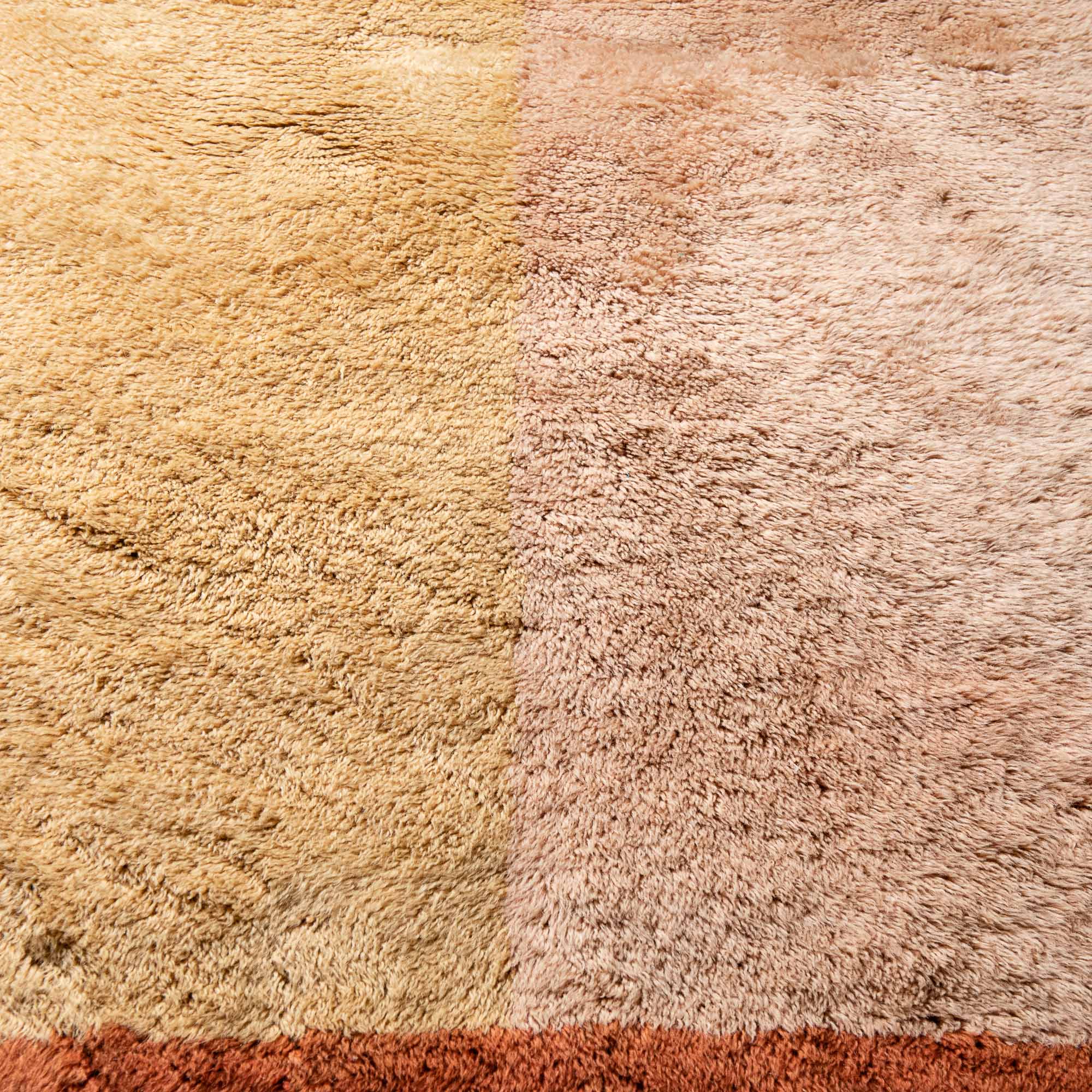 Tangerine Dream - Luxury Shag Moroccan Runner Rug - Benisouk