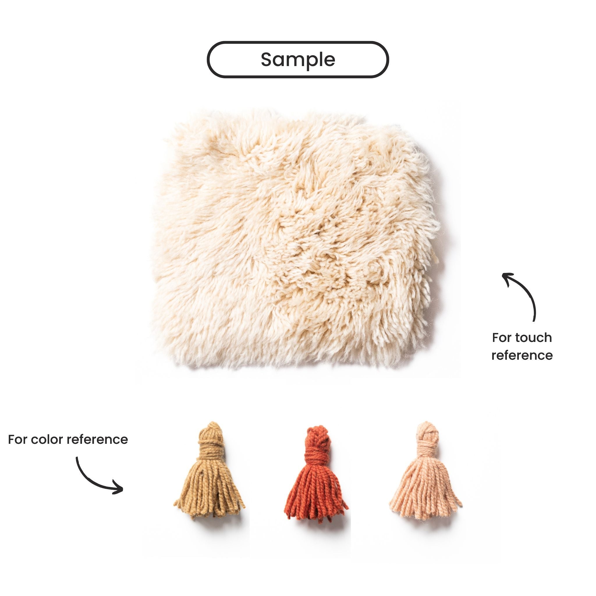 Tangerine Dream Round - Luxury Shag Moroccan Rug - Benisouk