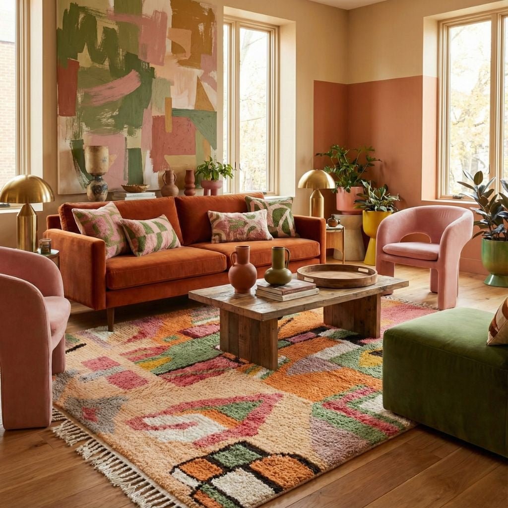 Tayf - Shag Moroccan rug - Benisouk