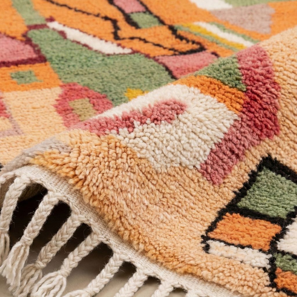 Tayf - Shag Moroccan rug - Benisouk