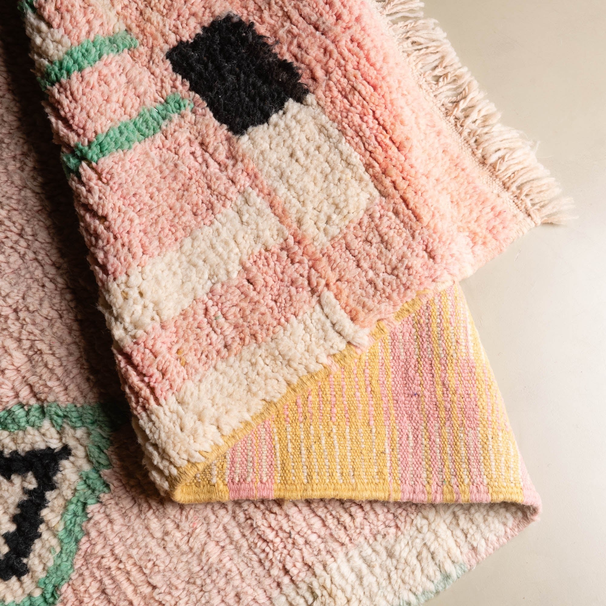 Tighlan - vintage boujad rug - Benisouk