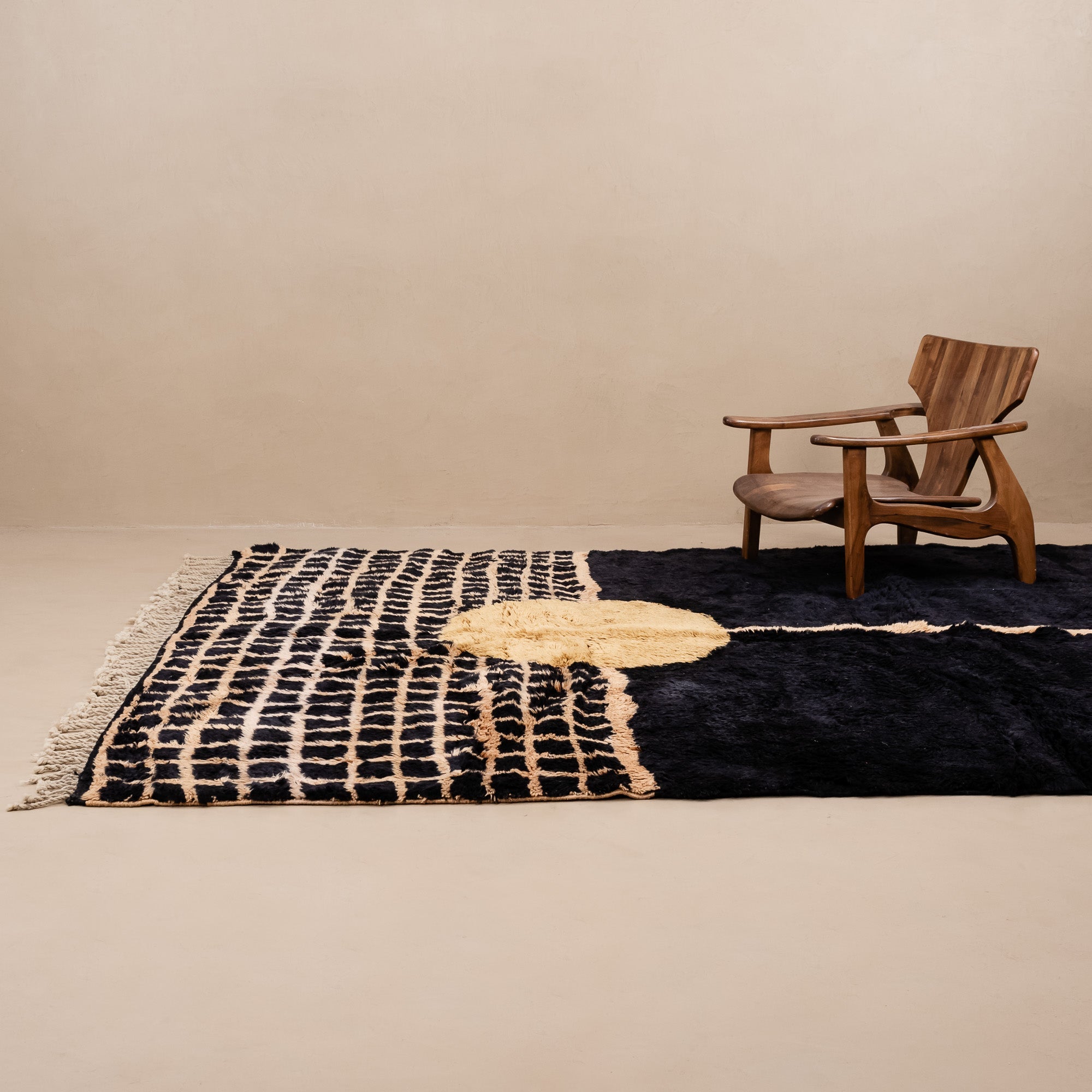 Timsal - Luxury Shag Moroccan Rug - Benisouk