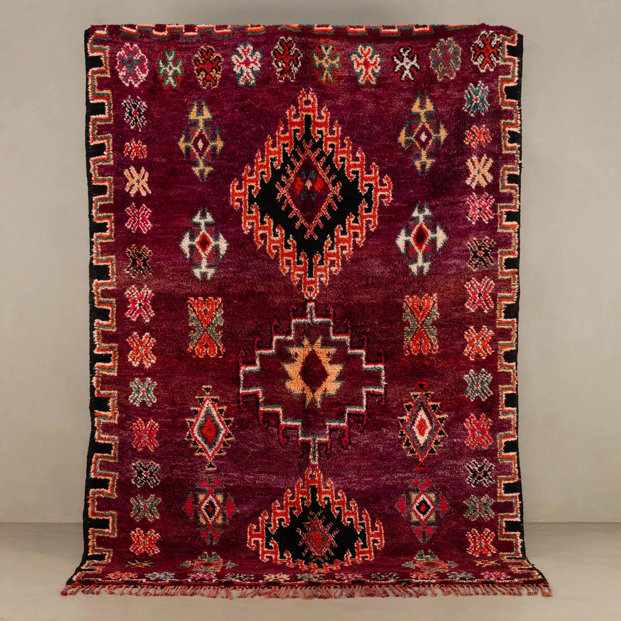Tinufa - vintage boujad rug - Benisouk