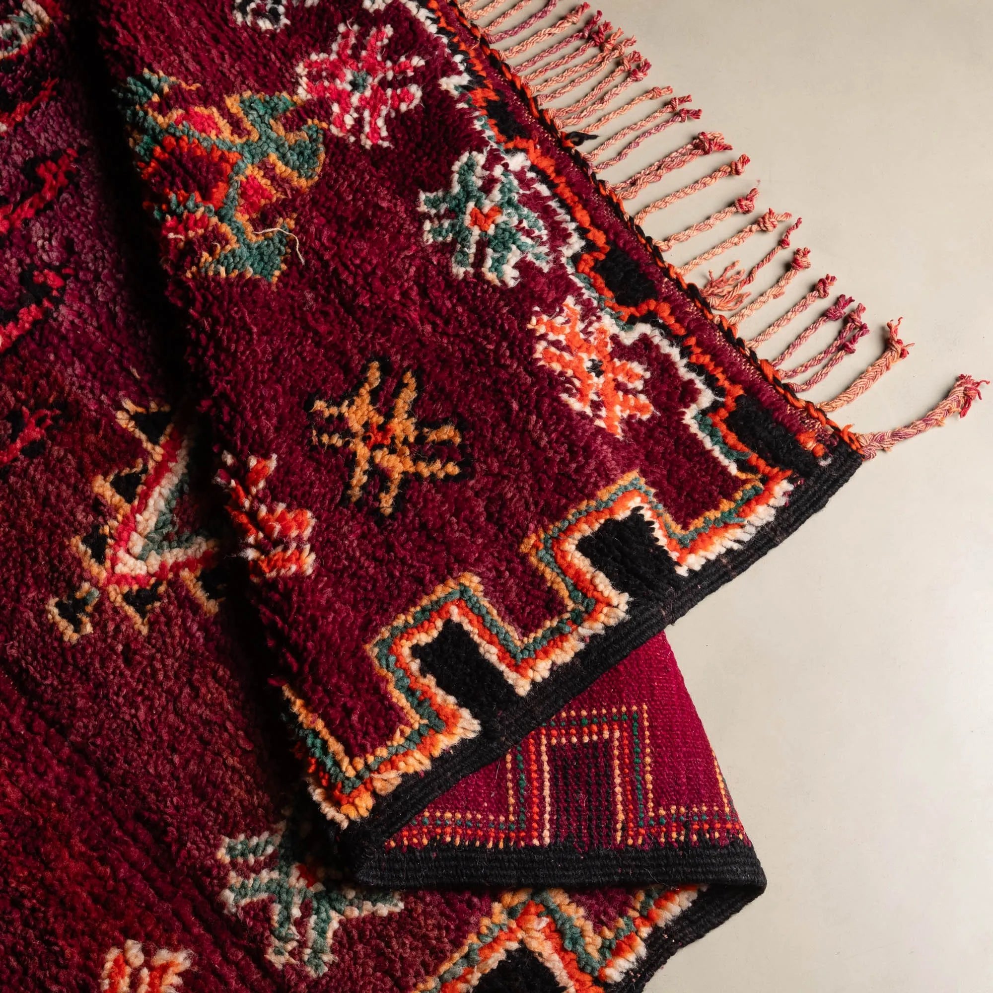 Tinufa - vintage boujad rug - Benisouk