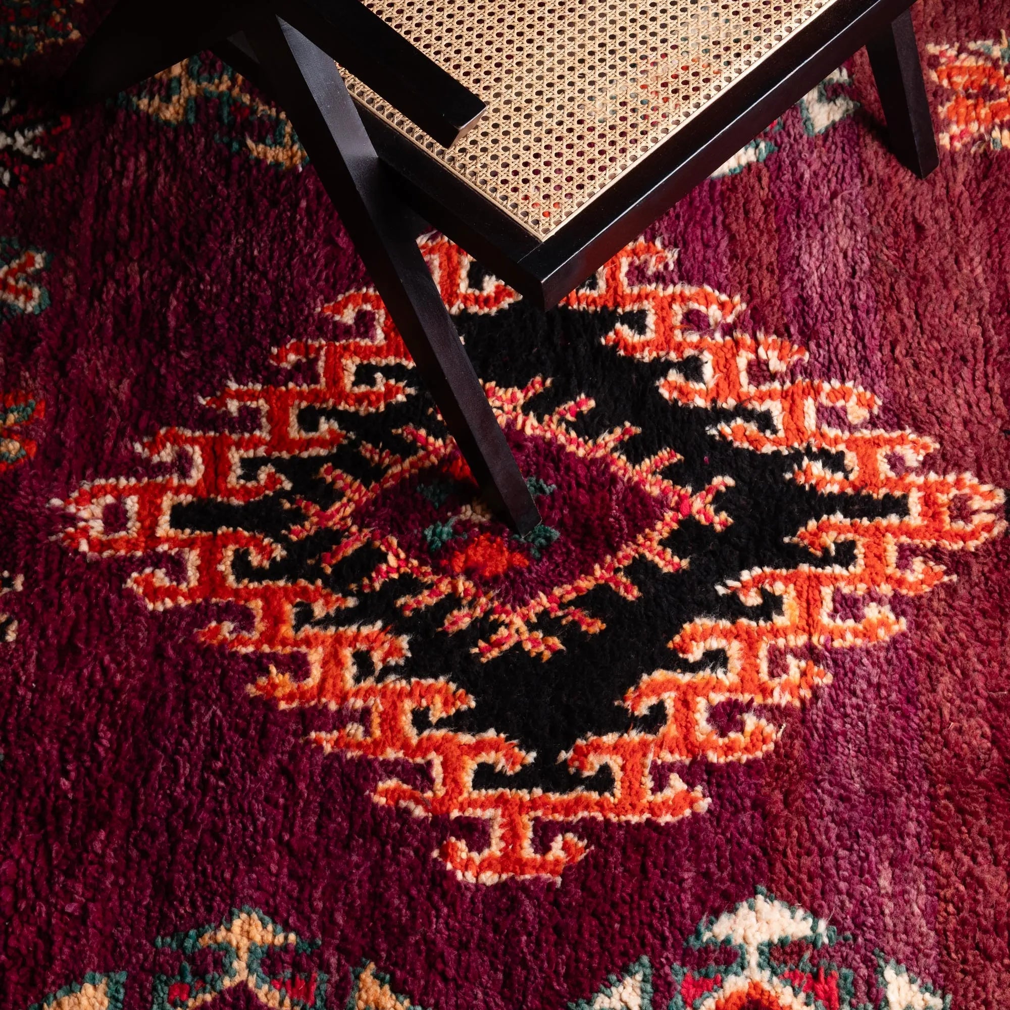 Tinufa - vintage boujad rug - Benisouk