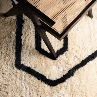 Treasure Map - Luxury Shag Moroccan Rug - Benisouk