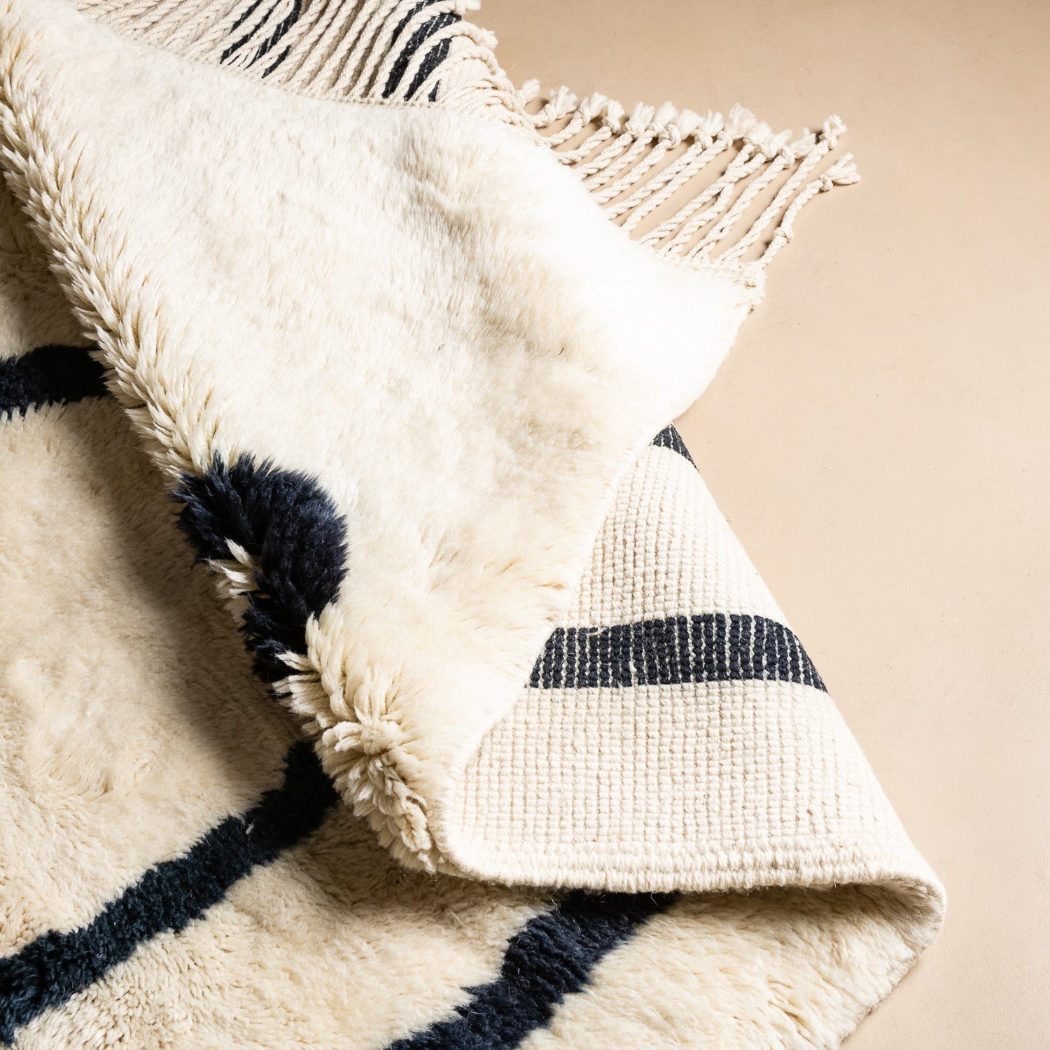 Treasure Map - Luxury Shag Moroccan Rug - Benisouk