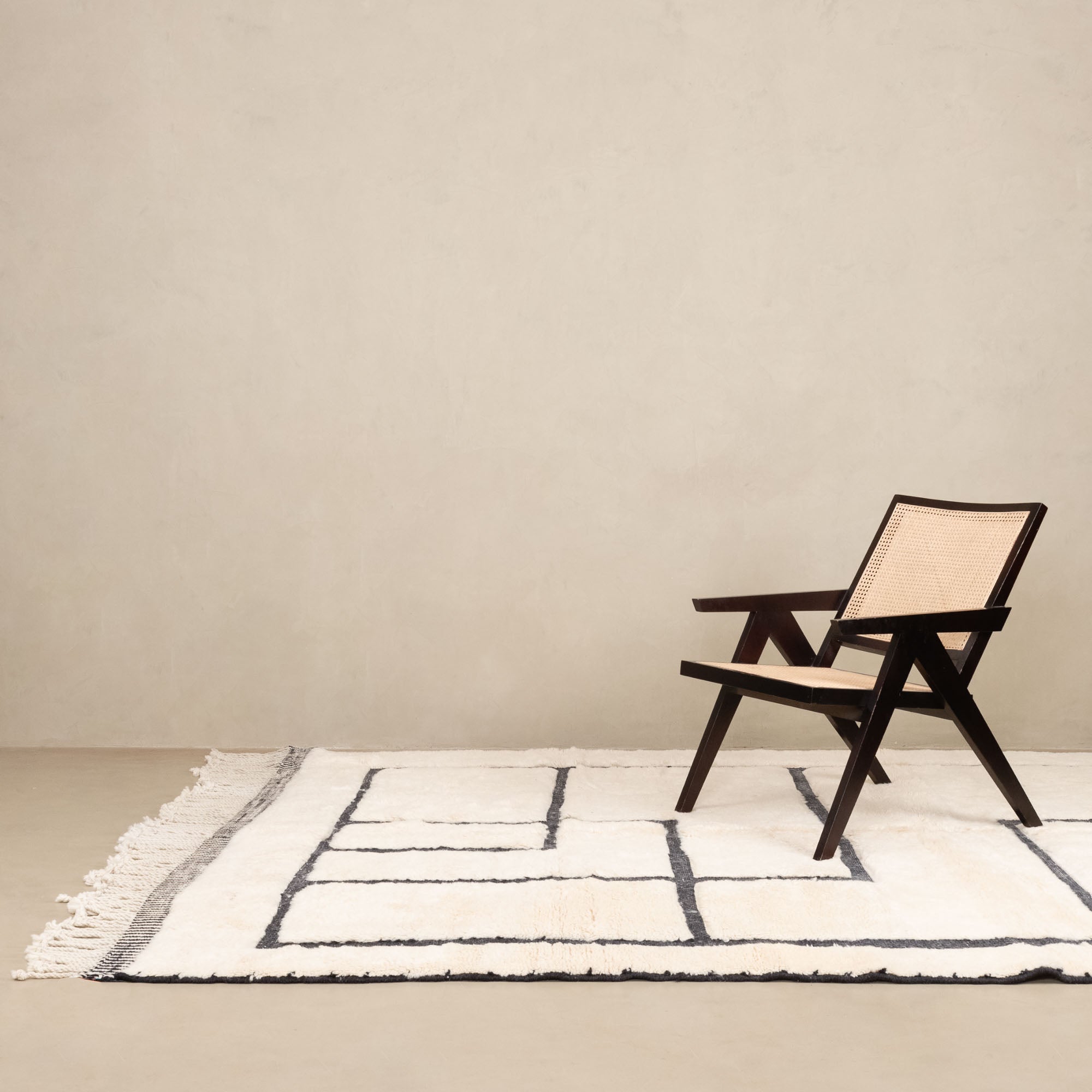 Unbalanced Ratio - Luxury Shag Moroccan Rug - Benisouk