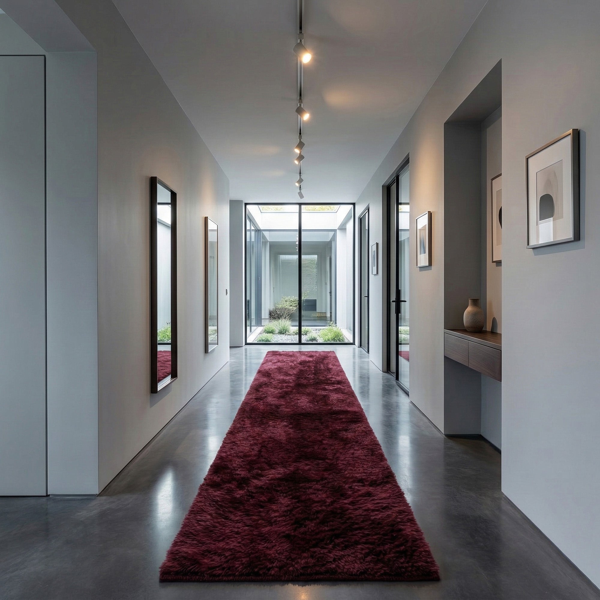 Velvet - Luxury Shag Moroccan Runner Rug - Benisouk