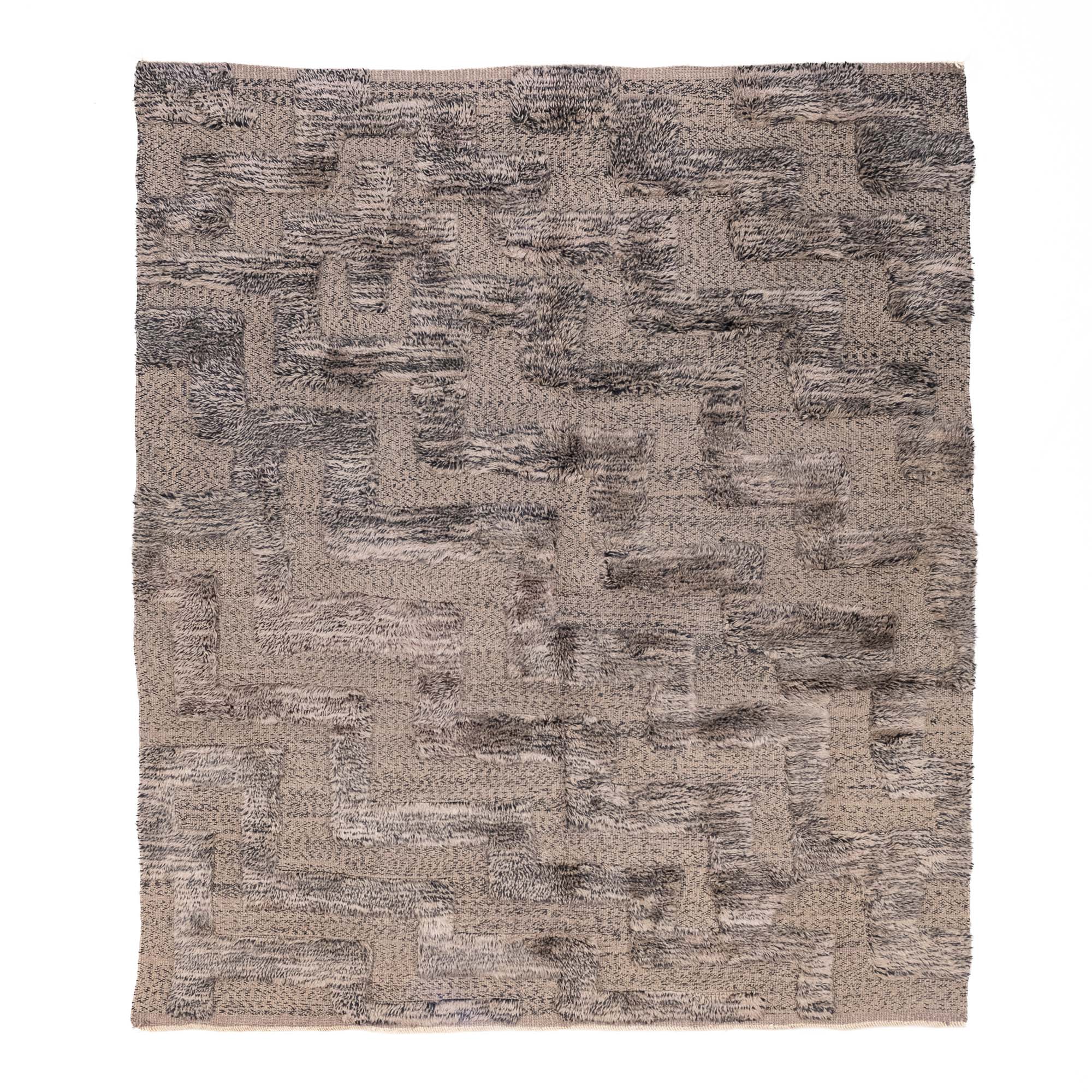 Volcanian Hill - Luxury Shag Moroccan Rug - Benisouk