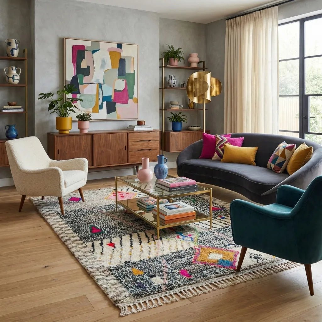 Wachm - Shag Moroccan rug - Benisouk