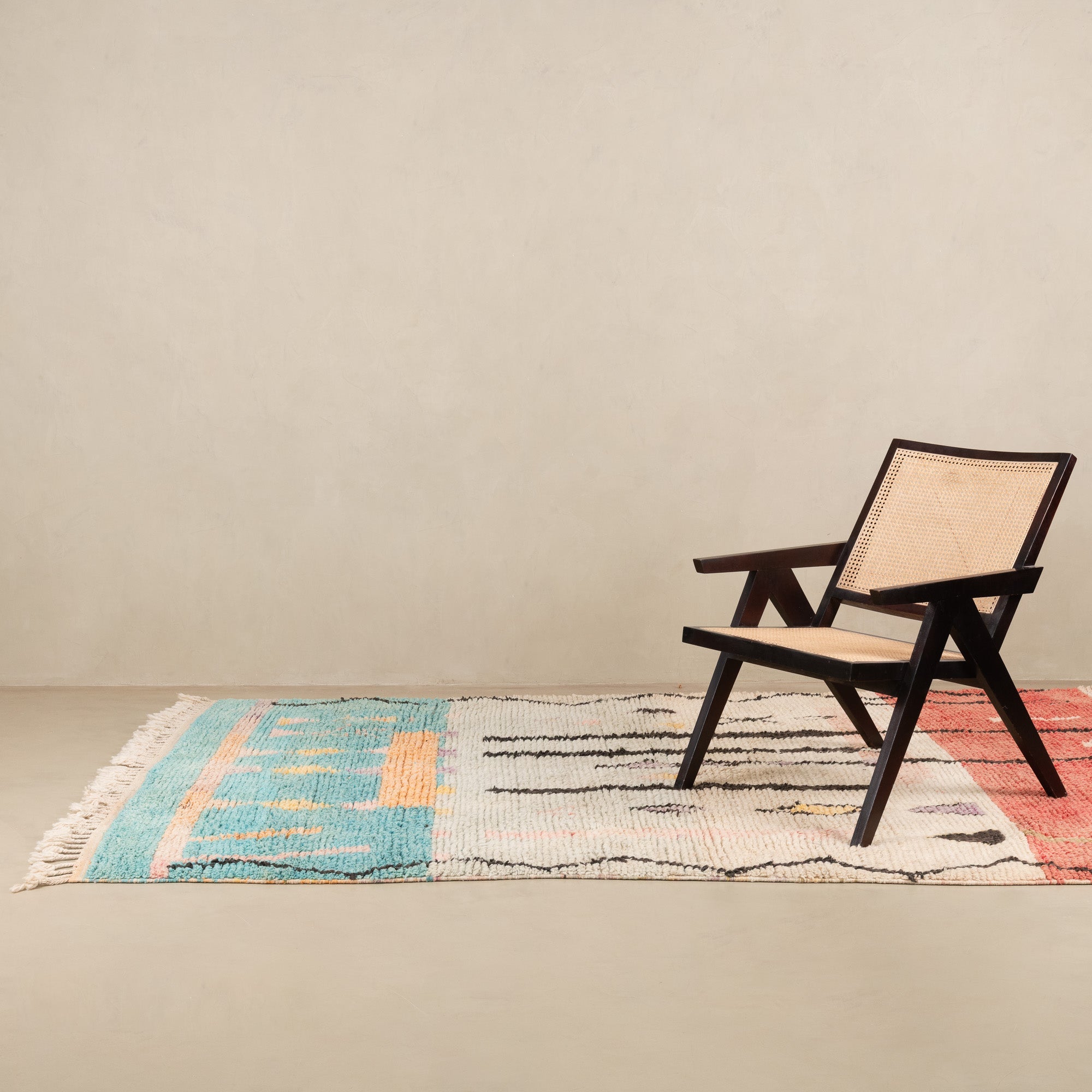 Wafia - vintage boujad rug - Benisouk