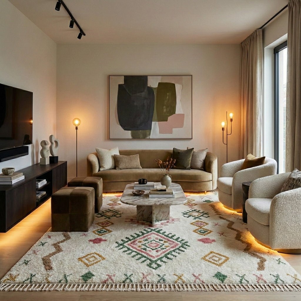 Wamid - Shag Moroccan rug - Benisouk