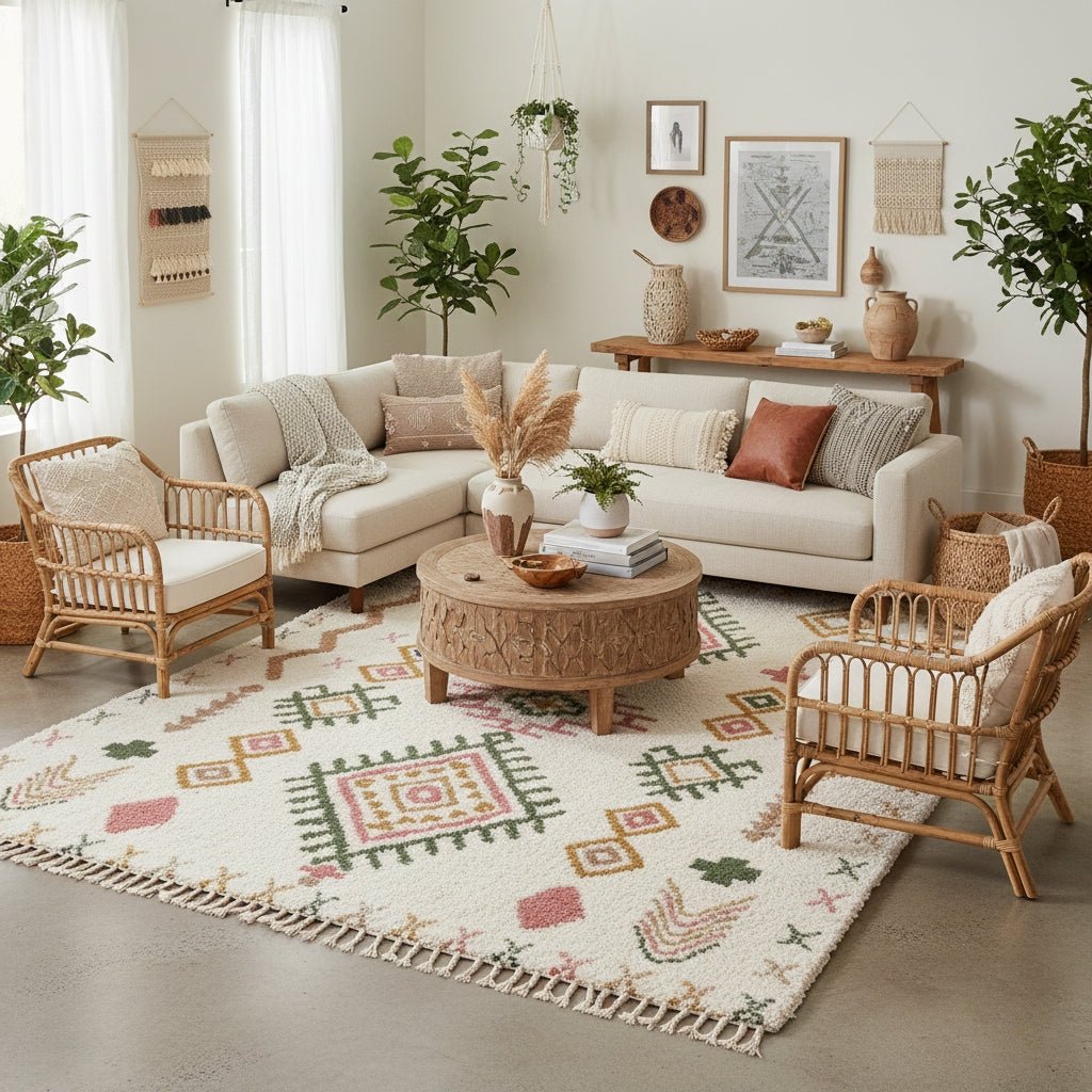 Wamid - Shag Moroccan rug - Benisouk