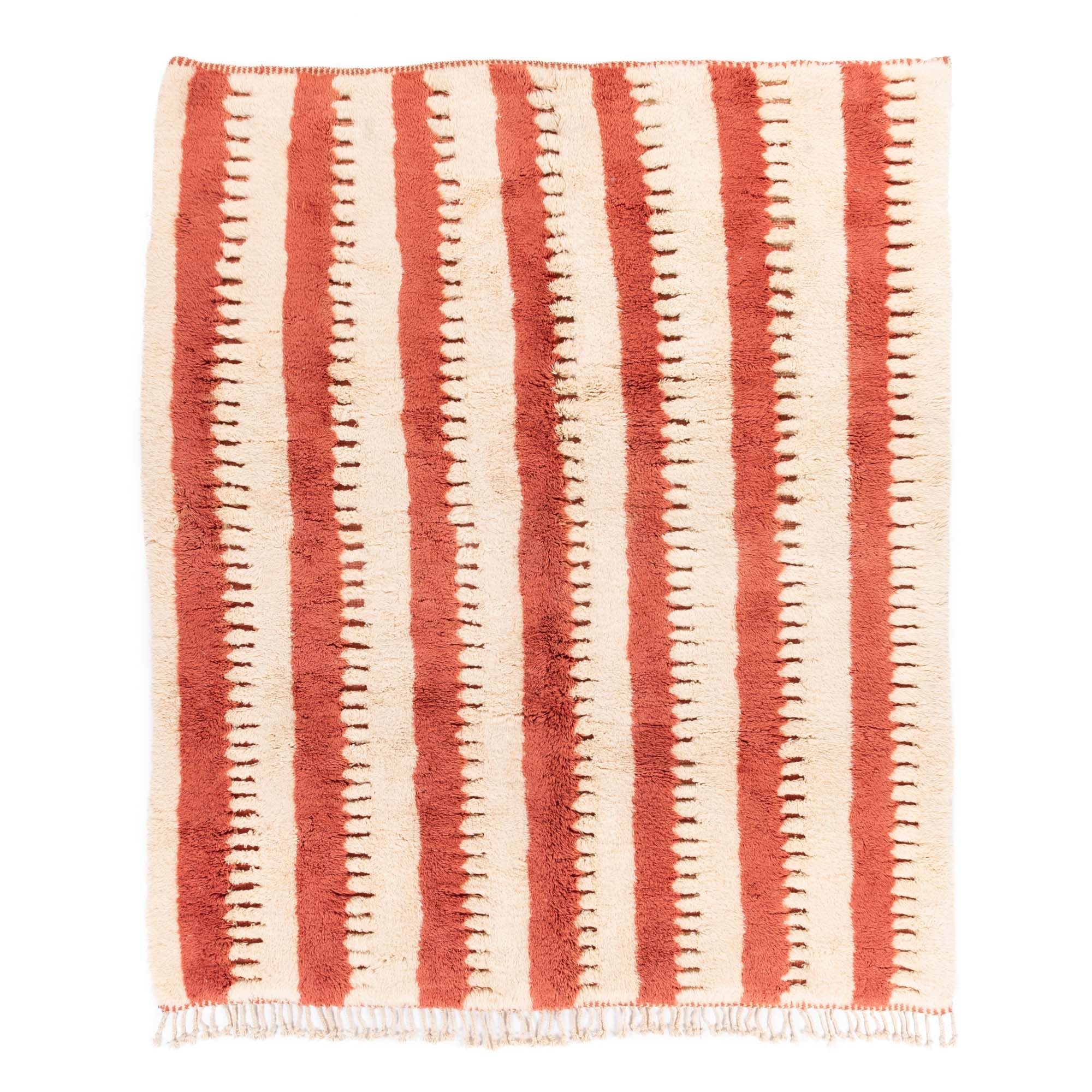 Warm Current - Luxury Shag Moroccan Rug - Benisouk