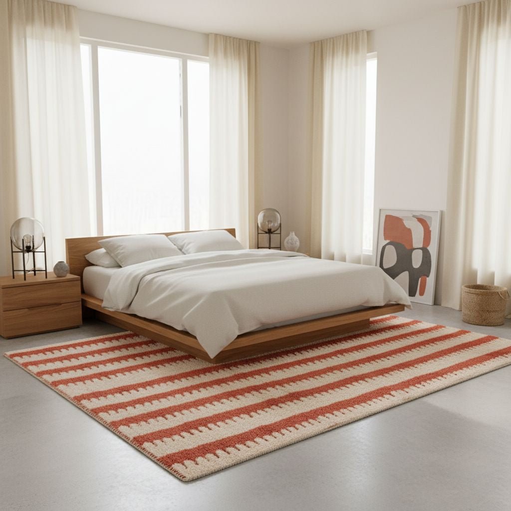 Warm Current - Luxury Shag Moroccan Rug - Benisouk