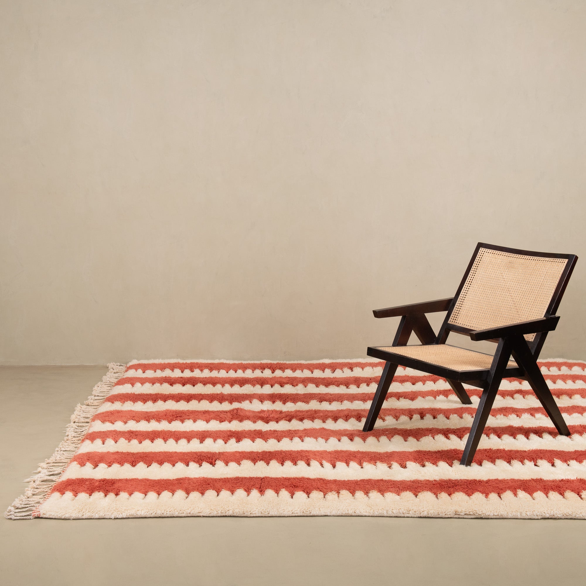 Warm Current - Luxury Shag Moroccan Rug - Benisouk