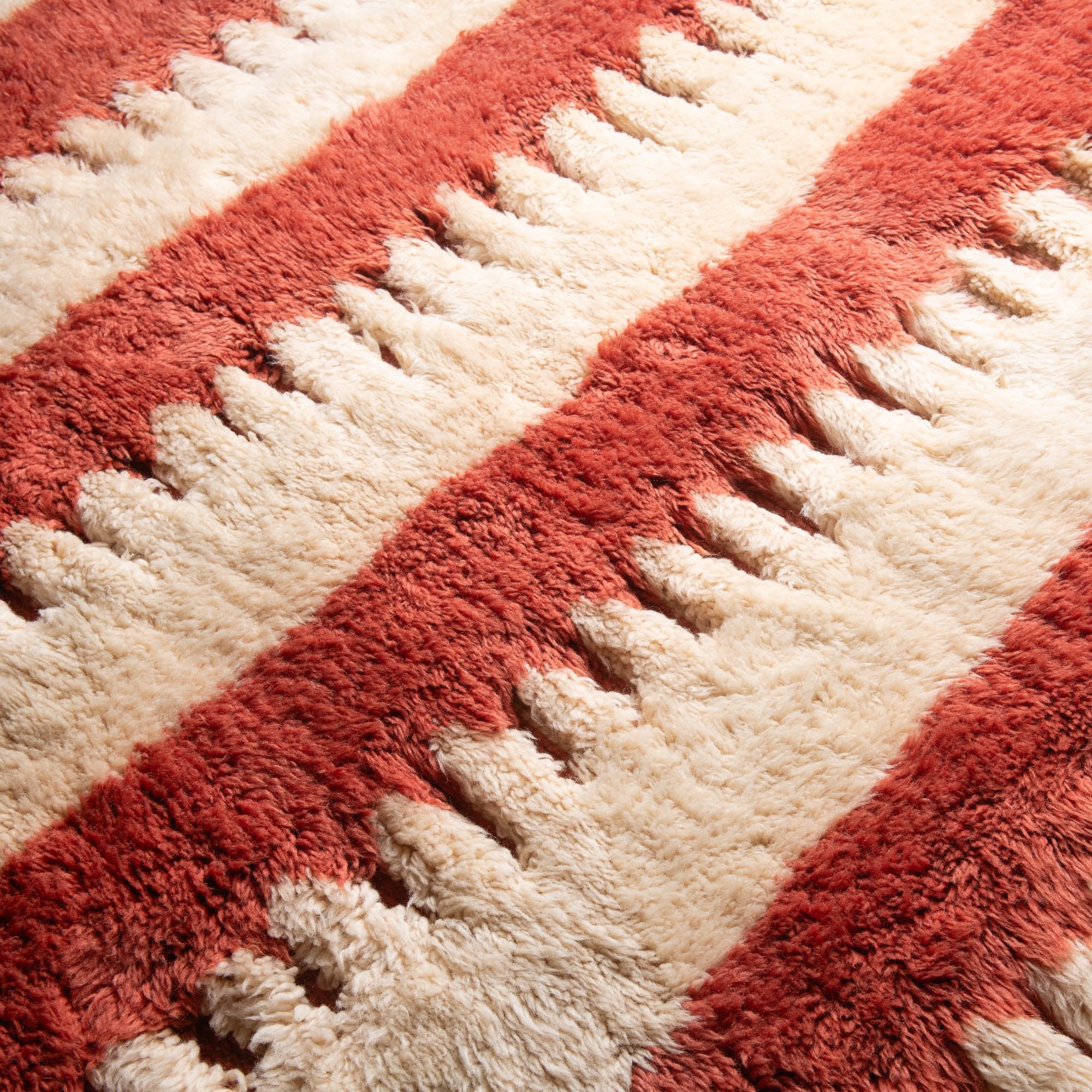 Warm Current - Luxury Shag Moroccan Rug - Benisouk